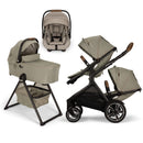 Nuna DEMI Next Double with Rider Board , Bassinet + Stand and PIPA aire RX Travel System