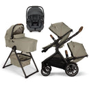 Nuna DEMI Next Double with Rider Board , Bassinet + Stand and PIPA aire RX Travel System