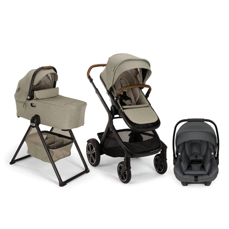 Nuna DEMI Next with Rider Board , Bassinet + Stand and PIPA aire RX Travel System