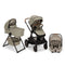 Nuna DEMI Next with Rider Board , Bassinet + Stand and PIPA aire RX Travel System