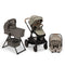 Nuna DEMI Next with Rider Board , Bassinet + Stand and PIPA aire RX Travel System