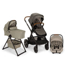 Nuna DEMI Next with Rider Board , Bassinet + Stand and PIPA aire RX Travel System