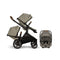 Nuna DEMI Next with Rider Board Double Stroller and PIPA aire RX Travel System