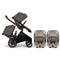 Nuna DEMI Next with Rider Board and PIPA aire RX Twin Travel System