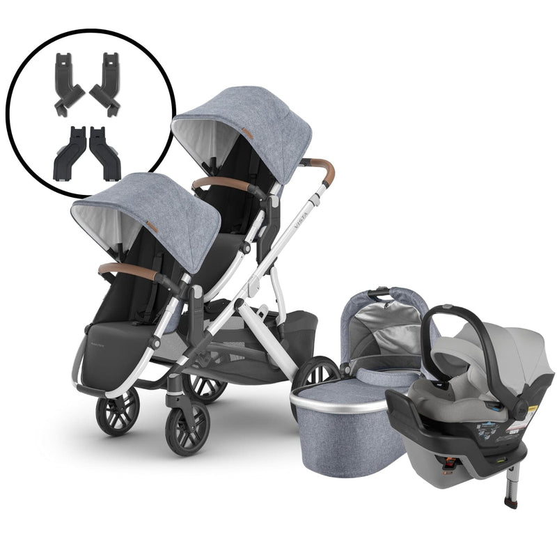 2024 UPPAbaby Vista V2 Double Stroller and Mesa Max Travel System