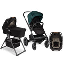 Nuna MIXX Next Bundle - Stroller, Bassinet + Stand, and PIPA aire Infant Car Seat