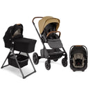 Nuna MIXX Next Bundle - Stroller, Bassinet + Stand, and PIPA aire Infant Car Seat