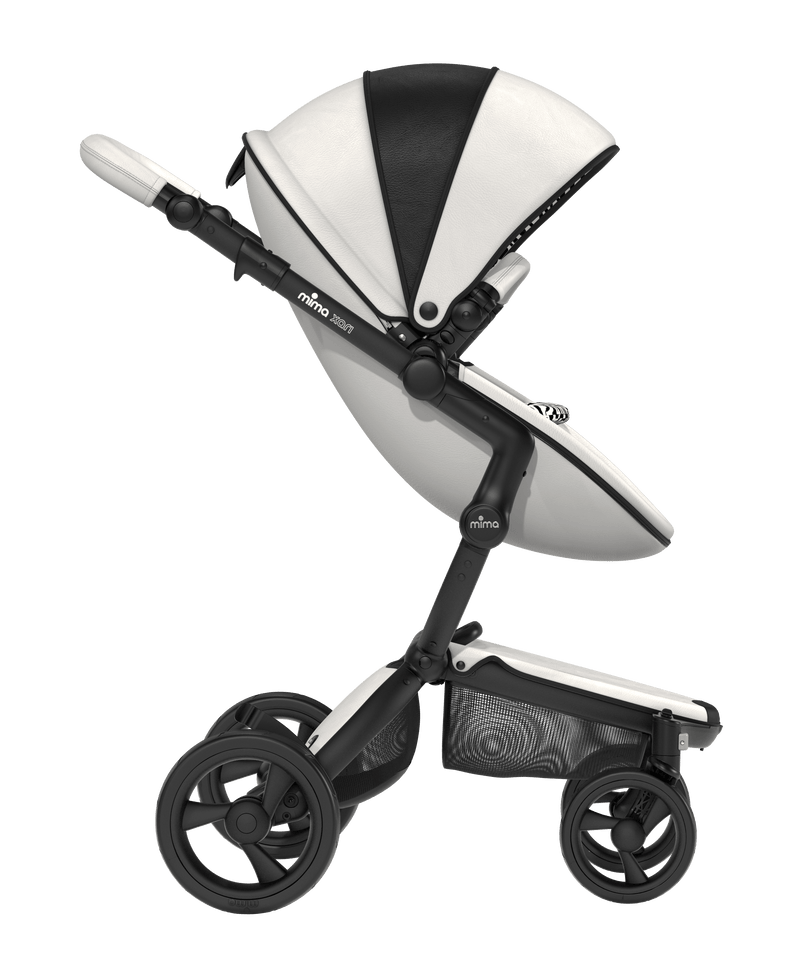 Mima Xari 4G Complete Stroller with Car Seat Adapters - New York Zebra Limited Edition