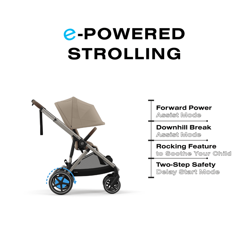 Cybex e-Gazelle S Electric Double Stroller