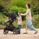 Nuna DEMI Next Stroller, Rider Board and PIPA aire RX Travel System