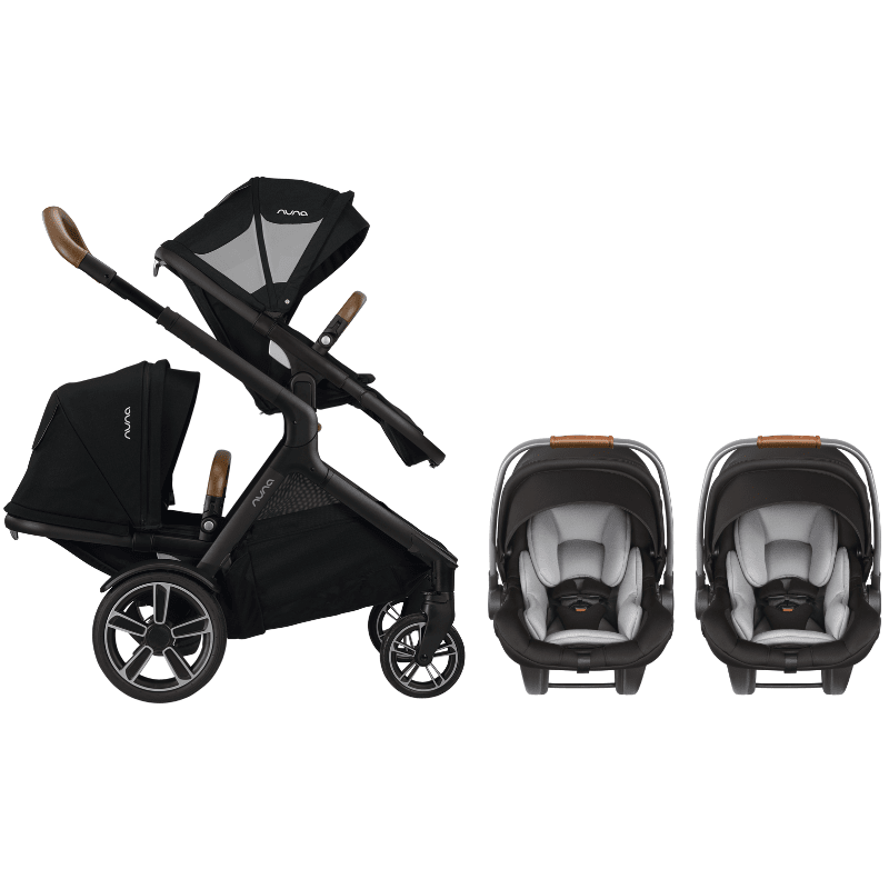 2022 Nuna Demi Grow and PIPA Lite LX Twin Travel System