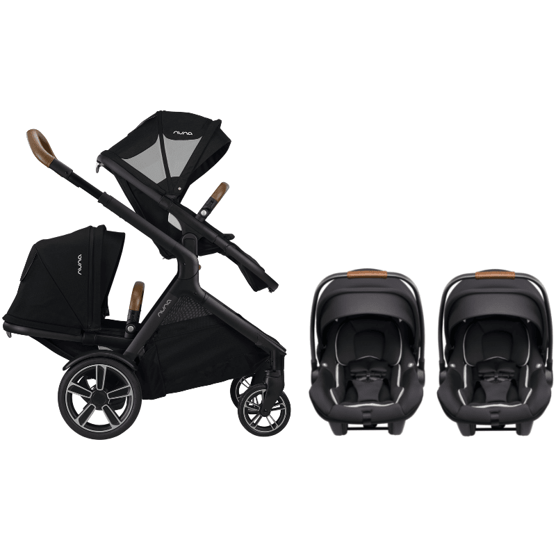 Nuna Demi Grow and PIPA Lite R Twin Travel System