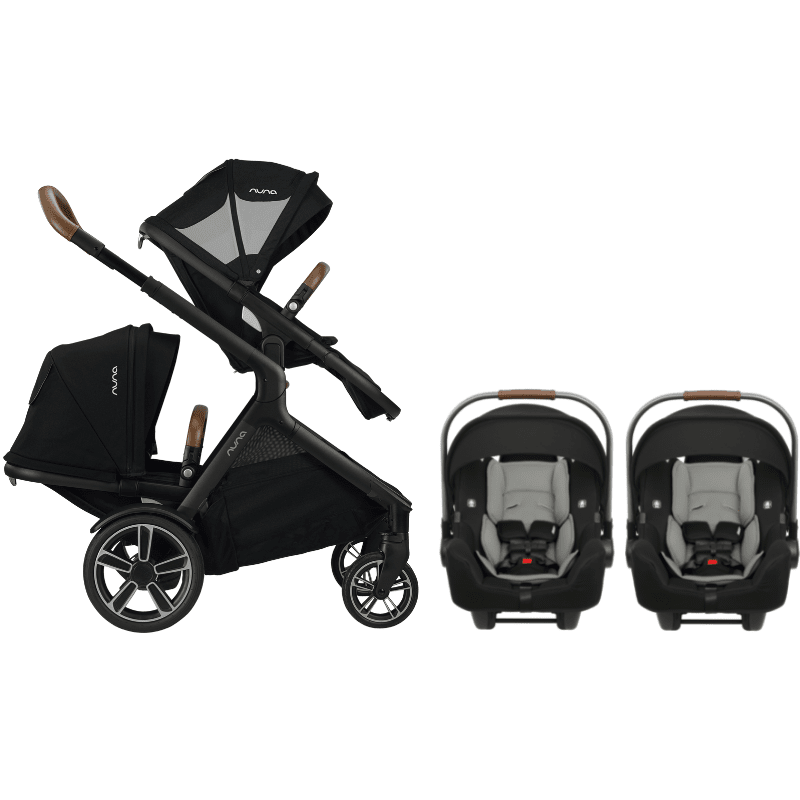 Nuna Demi Grow and PIPA Twin Travel System