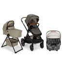 Nuna DEMI Next Bundle - Stroller, Rider Board, Bassinet + Stand, and PIPA RX Infant Car Seat