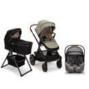 Nuna DEMI Next Bundle - Stroller, Rider Board, Bassinet + Stand, and PIPA RX Infant Car Seat