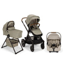 Nuna DEMI Next Bundle - Stroller, Rider Board, Bassinet + Stand, and PIPA RX Infant Car Seat