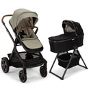 Nuna DEMI Next Stroller, Rider Board, and Bassinet + Stand Bundle