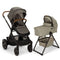 Nuna DEMI Next Stroller, Rider Board, and Bassinet + Stand Bundle