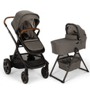 Nuna DEMI Next Stroller, Rider Board, and Bassinet + Stand Bundle