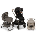 Nuna DEMI Next Bundle - Stroller, Rider Board, Bassinet + Stand, and PIPA RX Infant Car Seat