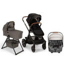 Nuna DEMI Next Bundle - Stroller, Rider Board, Bassinet + Stand, and PIPA RX Infant Car Seat