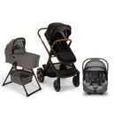 Nuna DEMI Next Bundle - Stroller, Rider Board, Bassinet + Stand, and PIPA RX Infant Car Seat