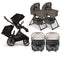 Nuna DEMI Next with Rider Board Twin Travel System - PIPA RX and Bassinet + Stand