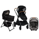 Nuna Demi Grow Bundle - Stroller, Bassinet + Stand, and PIPA Lite  RX Infant Car Seat