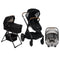 Nuna Demi Grow Bundle - Stroller, Bassinet + Stand, and PIPA Lite  RX Infant Car Seat