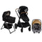 Nuna Demi Grow Bundle - Stroller, Bassinet + Stand, and PIPA Lite  RX Infant Car Seat