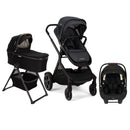 Nuna Demi Grow Bundle - Stroller, Bassinet + Stand, and PIPA Lite  RX Infant Car Seat