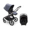 Bugaboo Fox5 and Turtle Air Shield by Nuna Travel System