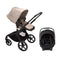 Bugaboo Fox5 and Turtle Air Shield by Nuna Travel System