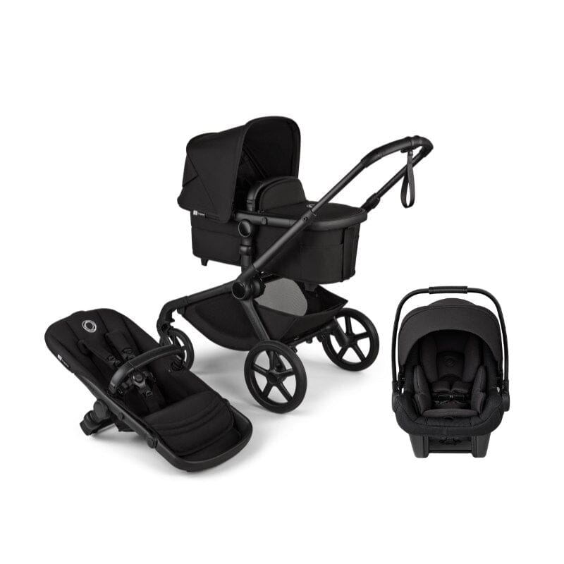 Bugaboo Kangaroo Complete Stroller and Turtle Air Shield by Nuna Travel System