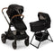 Nuna DEMI Next Stroller, Rider Board, and Bassinet + Stand Bundle