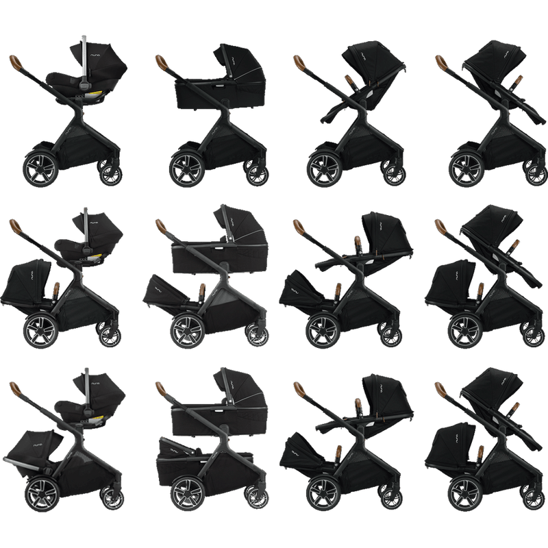 Nuna Demi Grow and PIPA Lite Twin Travel System