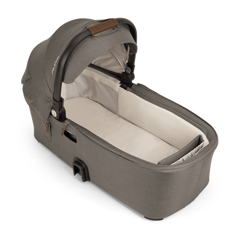 Nuna DEMI Next Double Stroller with Rider Board and Bassinet + Stand