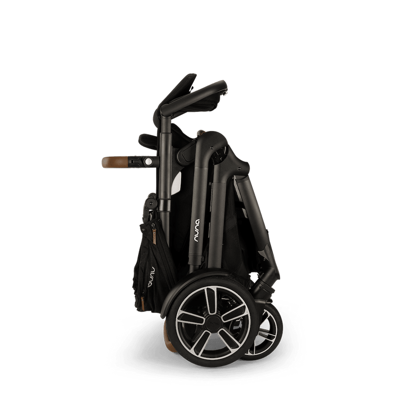 Nuna DEMI Next with Rider Board Double Stroller and PIPA aire RX Travel System