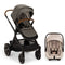 Nuna DEMI Next Stroller, Rider Board and PIPA aire RX Travel System