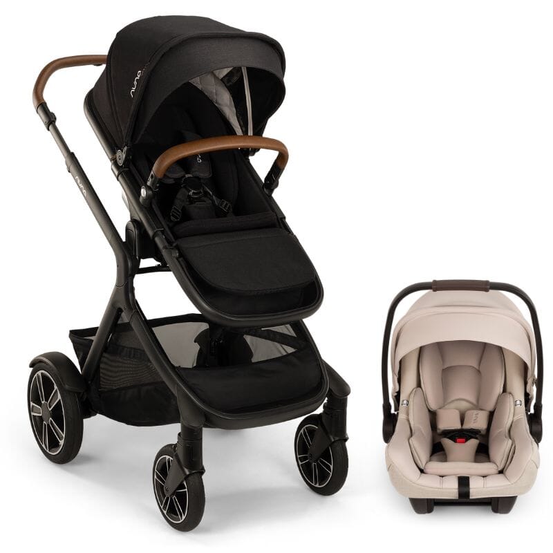 Nuna DEMI Next Stroller, Rider Board and PIPA aire RX Travel System