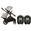 Nuna Demi Grow and PIPA Twin Travel System