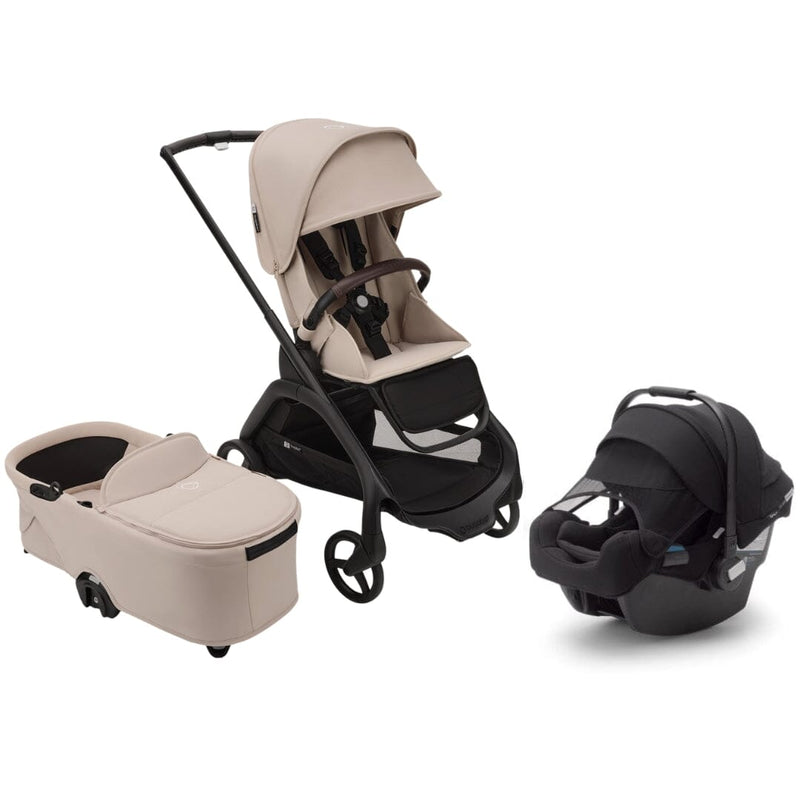 Bugaboo Dragonfly Stroller, Bassinet, and Turtle One Travel System